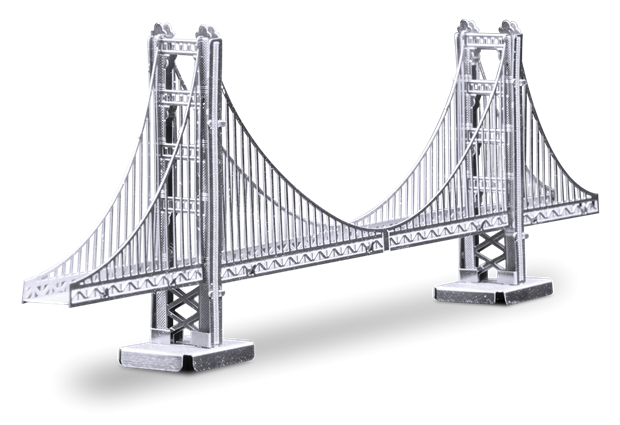 bridge, fascinations metal earth metal model diy kits metal #23187