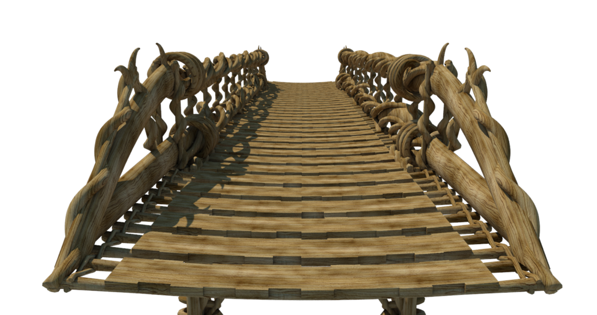 wooden bridge png fumar porros deviantart #23269