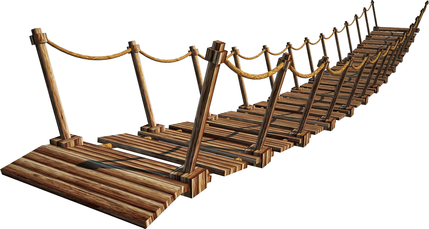 wooden bridge suspension bridge png fumar #23266