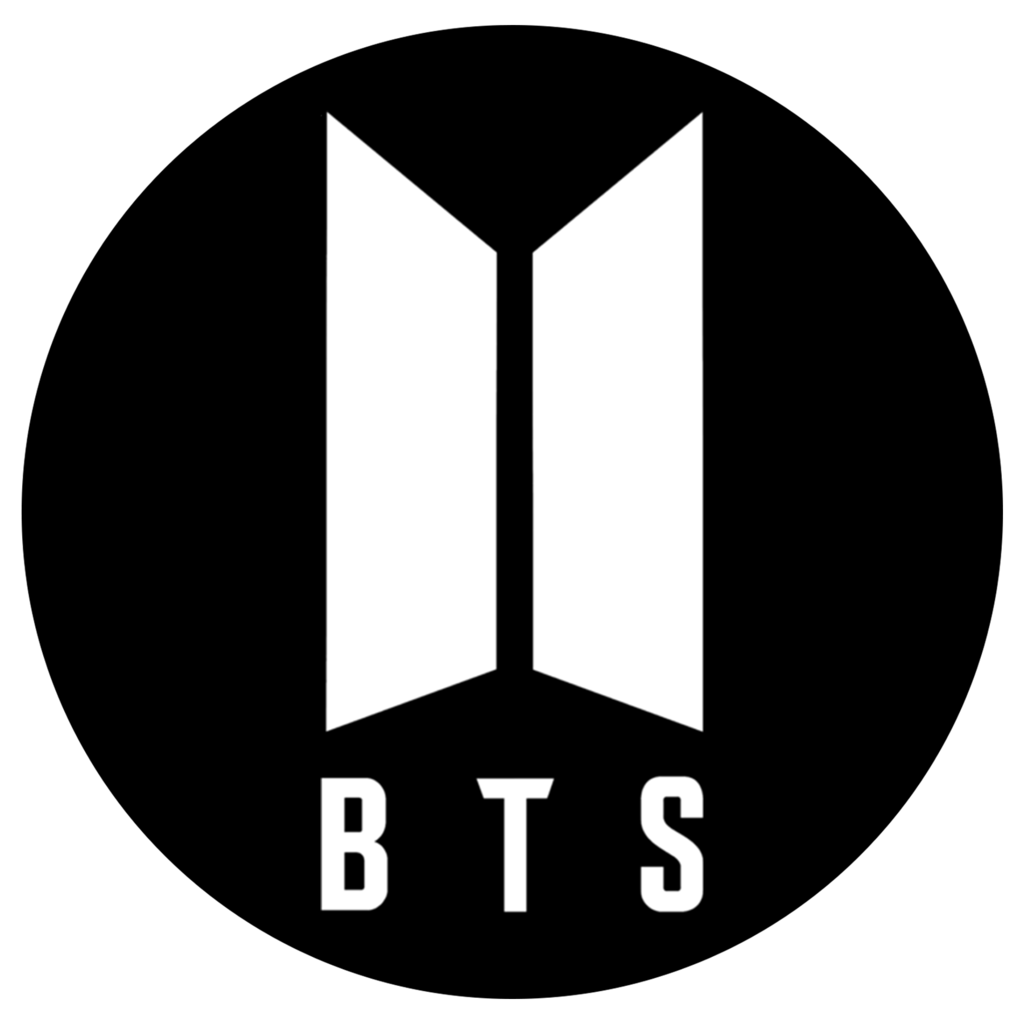 circle black bts logo #32024