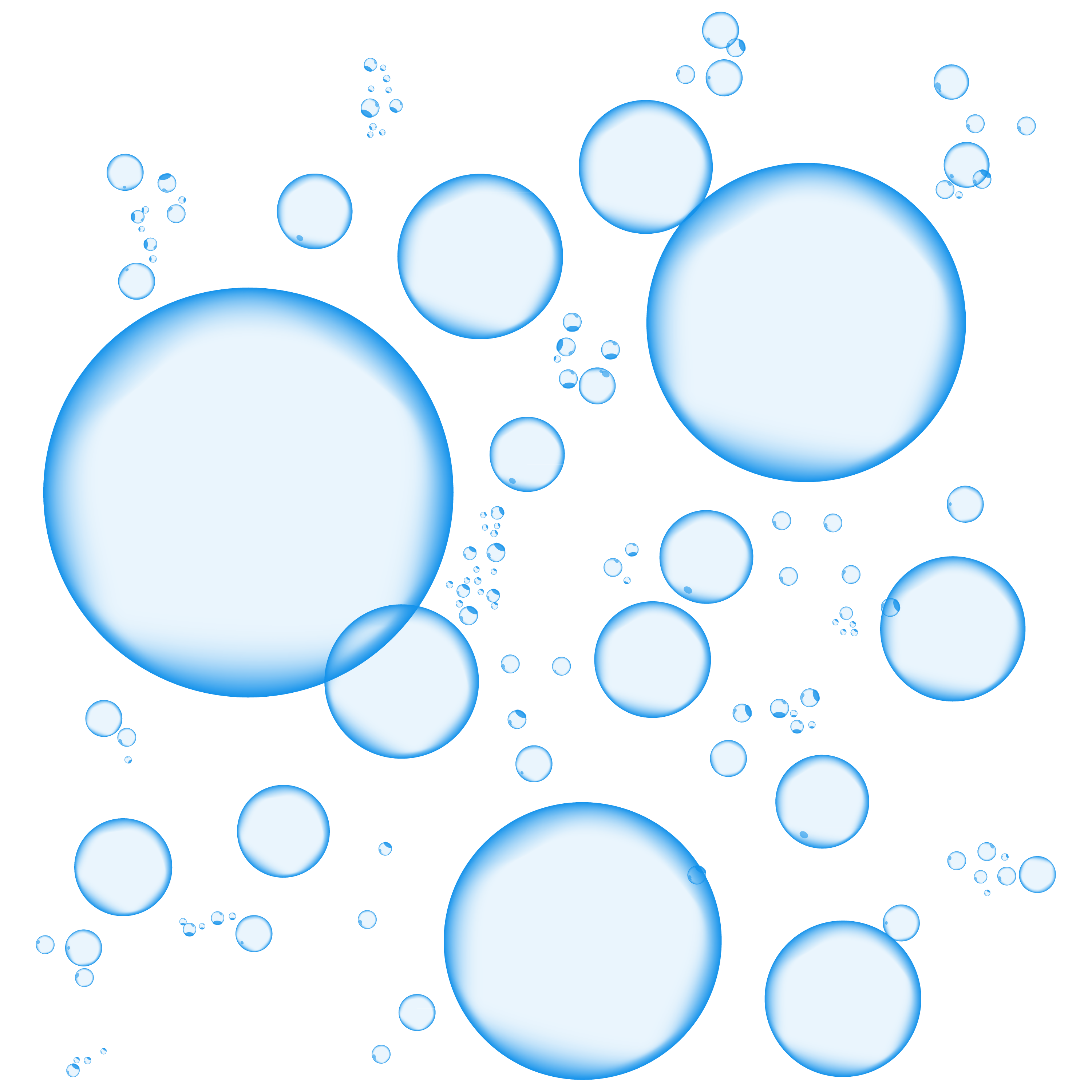 Blue Bubble Png