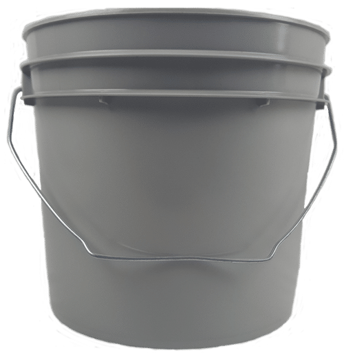 bucket bulk gallon round plastic buckets wire bale handle #37169