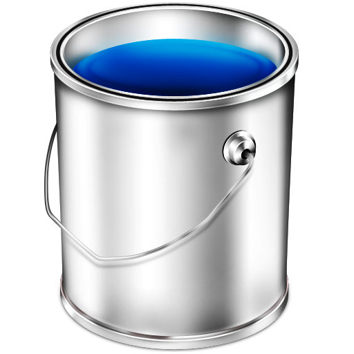 bucket icon paint icons softiconsm #37172