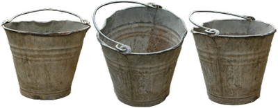 Bucket PNG Images, Plastic, Red, Blue Buckets Images