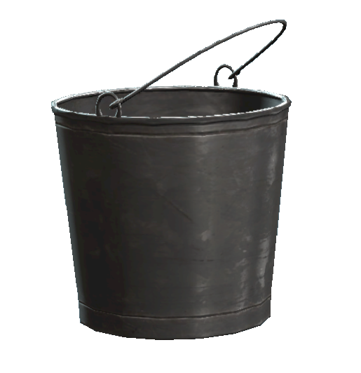 image untarnished metal bucket fallout wiki #37161