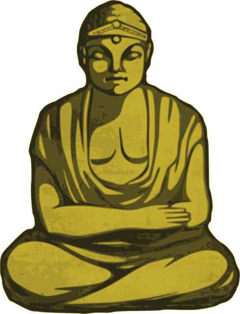 buddha gold religion vector graphic pixabay #21098