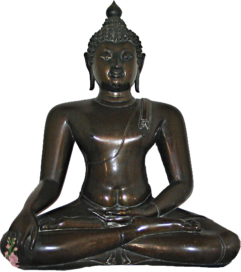 copper buddha statue png image #21035