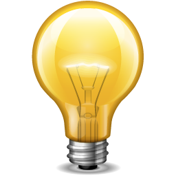 light bulb icon application iconset iconleak #16172