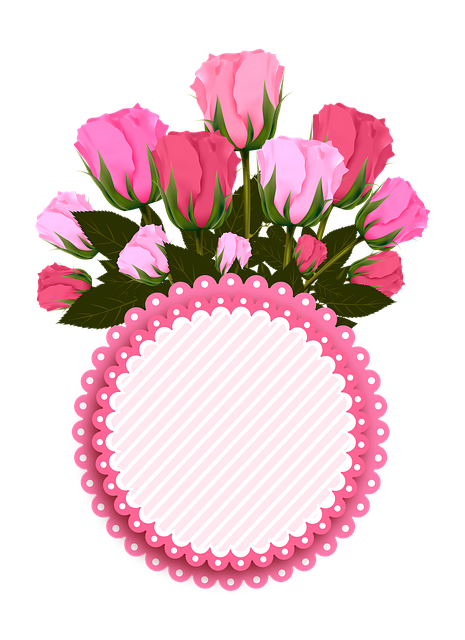 bunga ilustraci gratis flores rosas color rosa imagen #38094