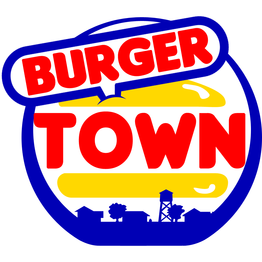 vector burger town png logo images #3293