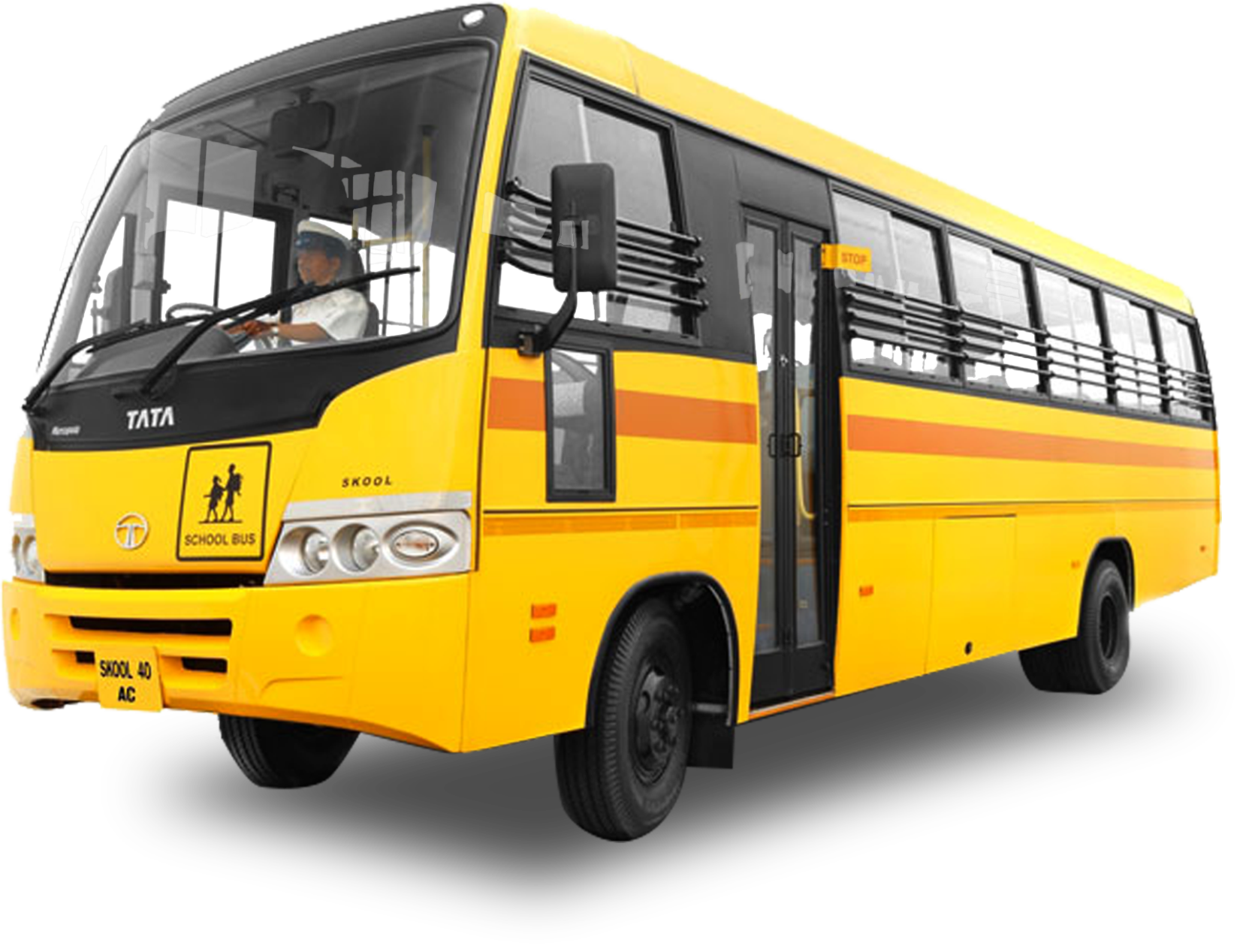 yellow bus, lcv icv buses tata marcopolo khandelwal motors #13861