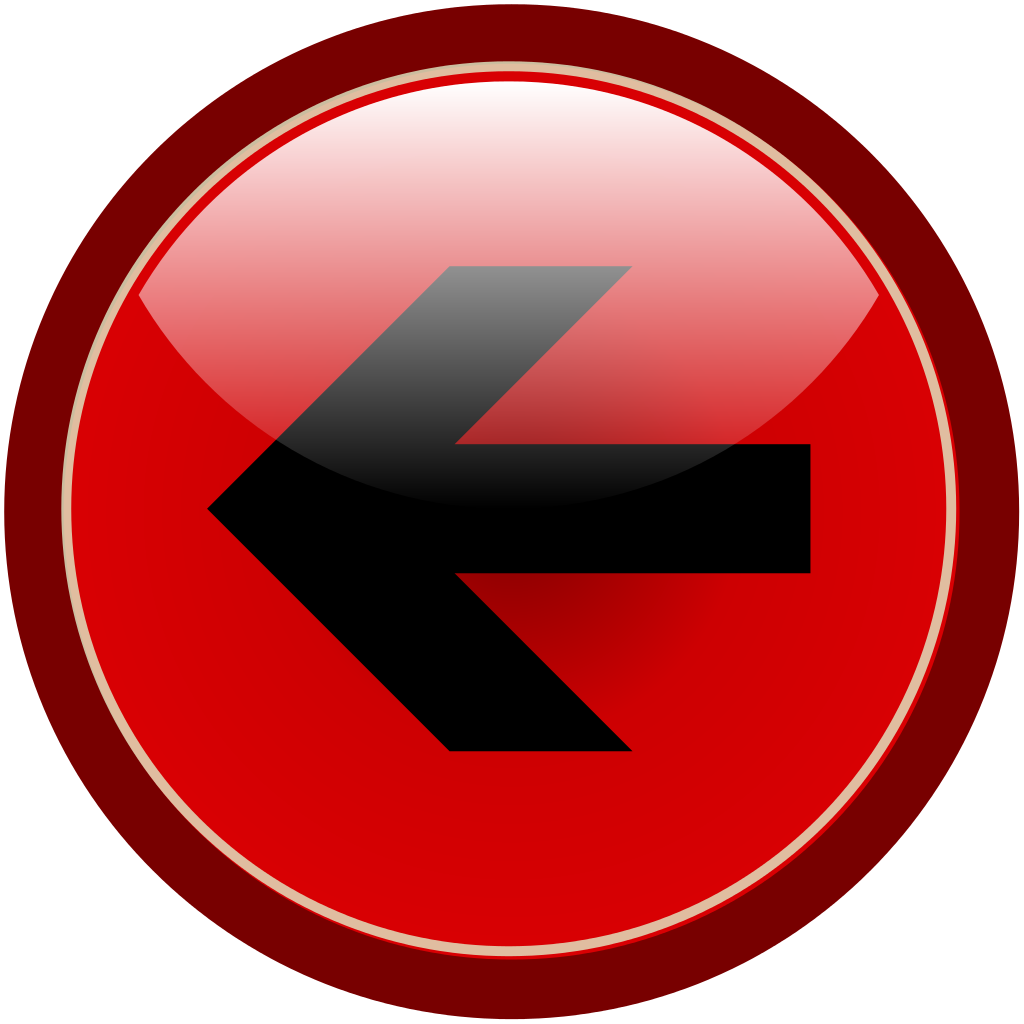 left red button hd transparent png #15387