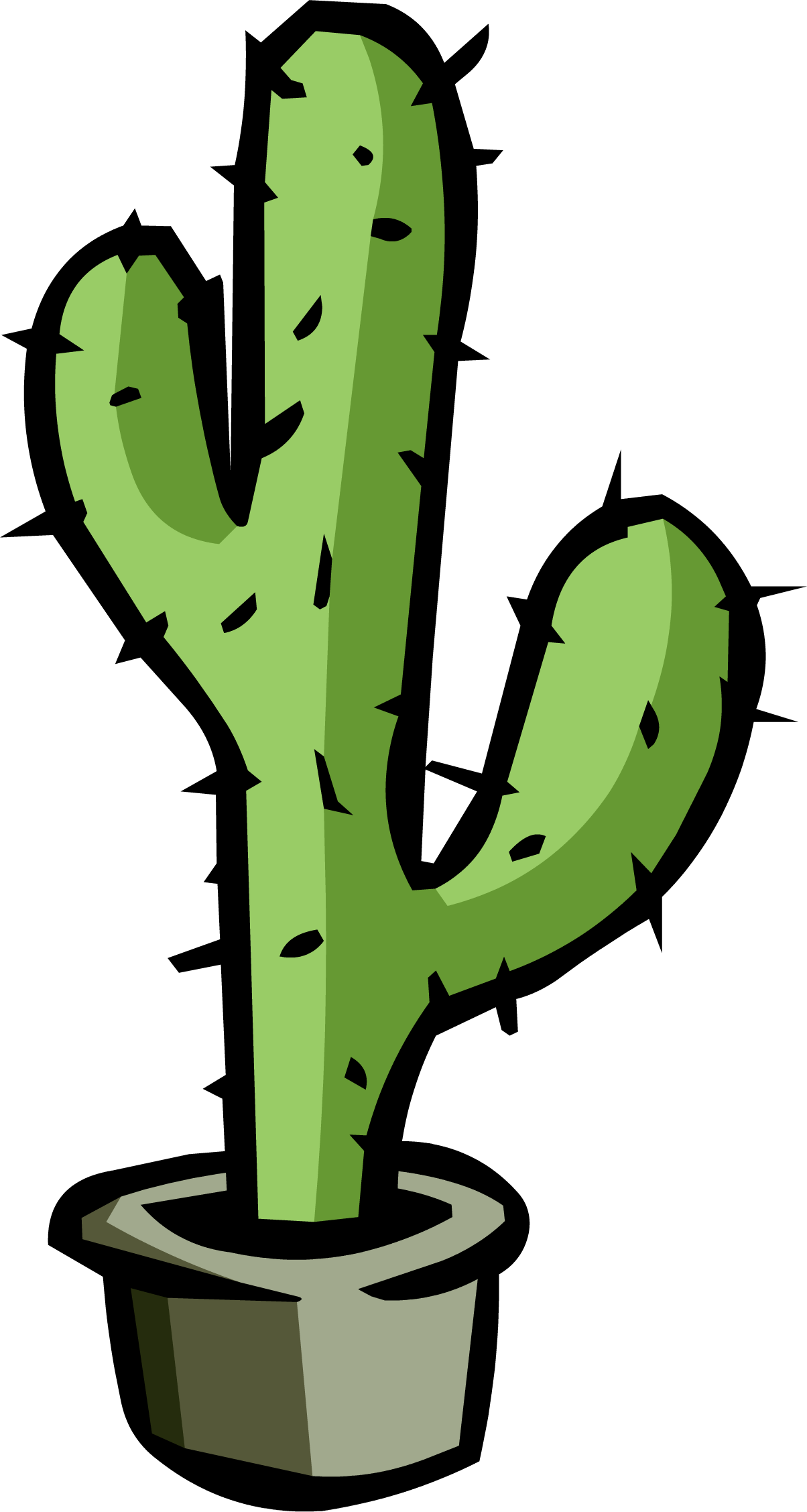 cactus clipart transparent pencil and color cactus #22094