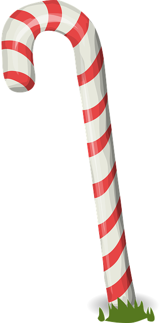 candy cane vector graphic pixabay #35789
