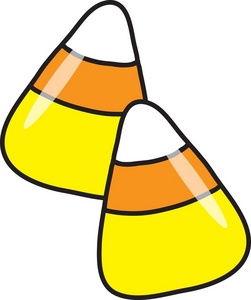 candy corn clip art black and white clipart #35988