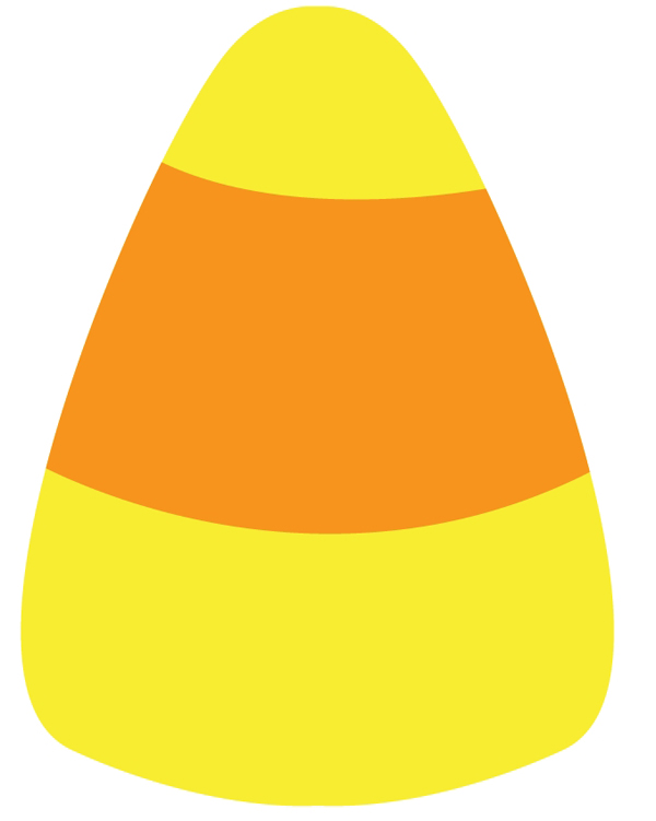 how make quick kawaii candy corn pattern for halloween #35995