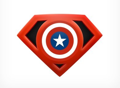 captain america triangle logo #62