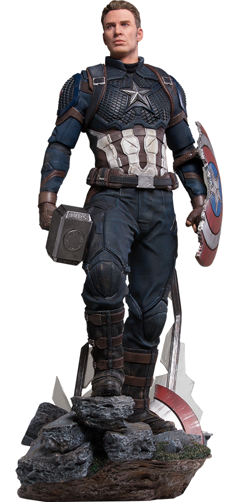 marvel captain america deluxe statue iron studios #11586