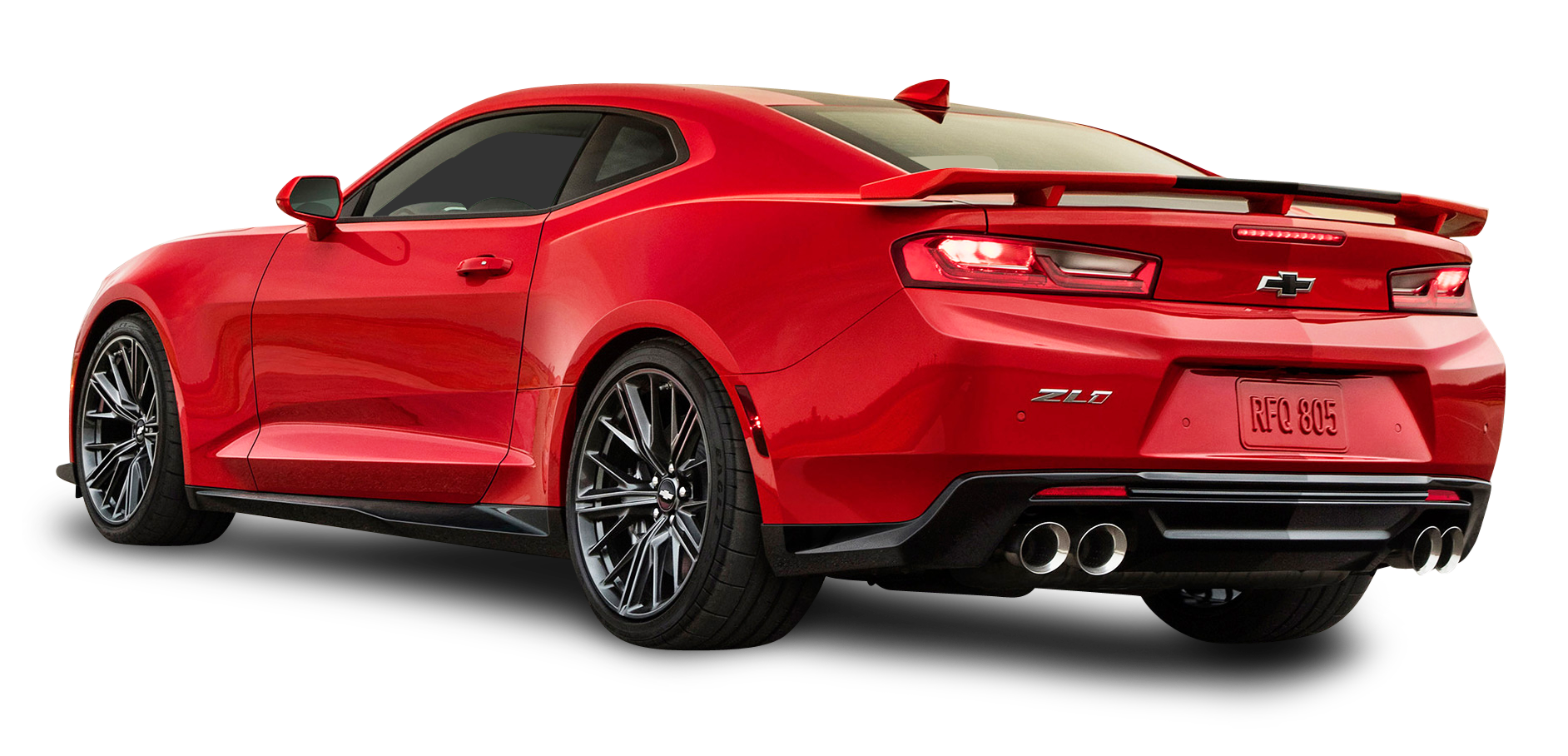 red chevrolet camaro back side car png image pngpix #9310