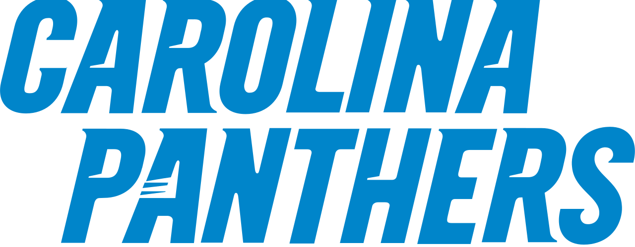 carolina panthers wordmark png logo #6742