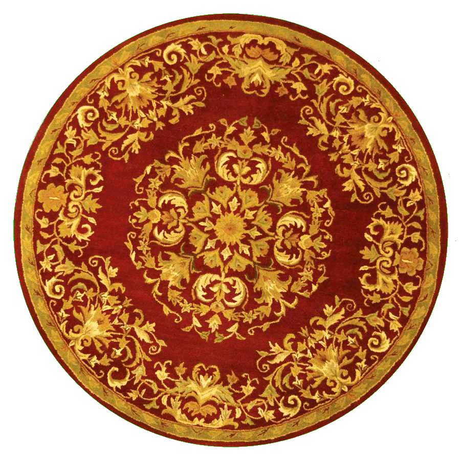 yellow and red carpet round transparent png #27265