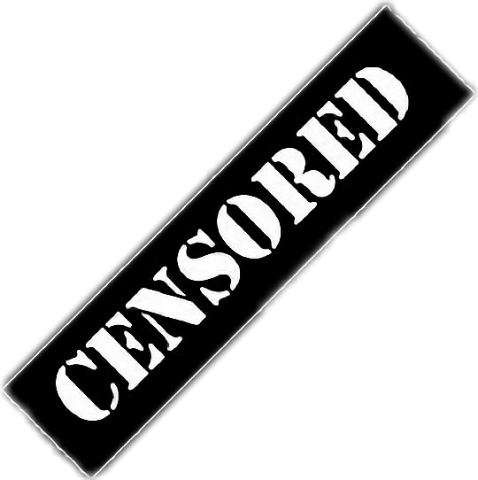 black censored sticker png #41896