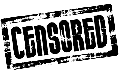 censored black frame text logo png #41914