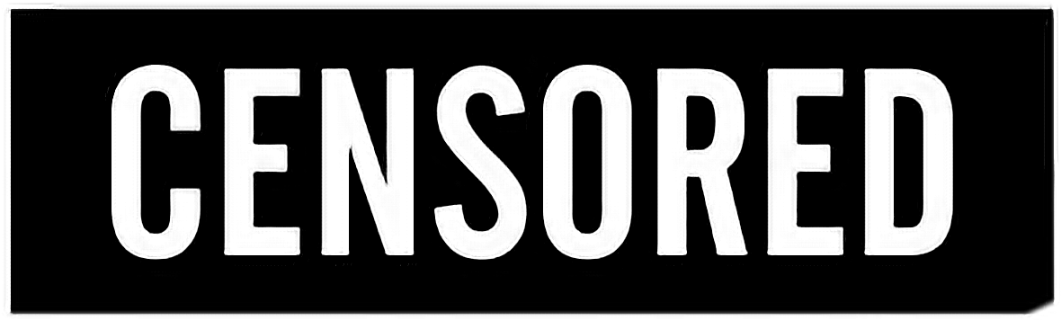 censored sticker transparent png #41905