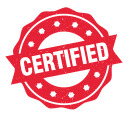 certified seal transparent png, blank certified #39483