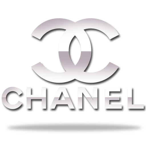 chanel logo silver white png #1949