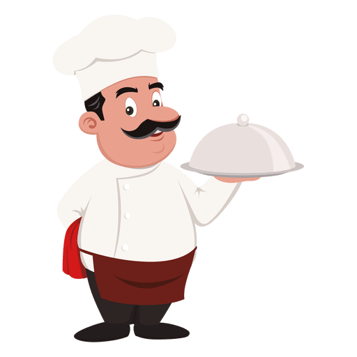 chef cartoon profession transparent png svg vector #14471