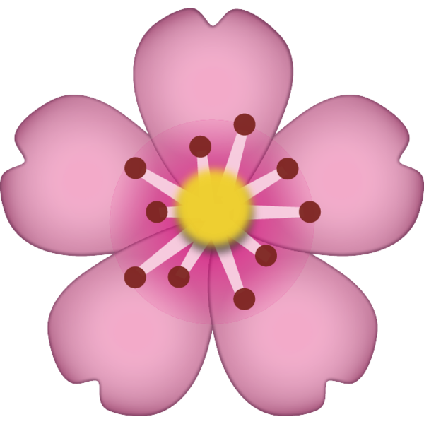 download cherry blossom emoji icon emoji island #25260