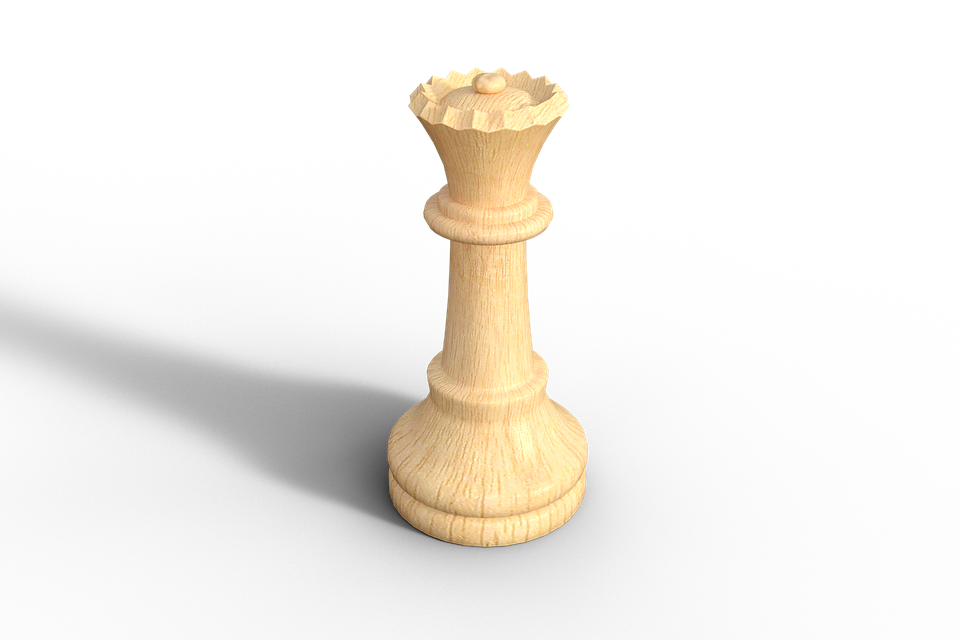 single chess piece queen game image #39321