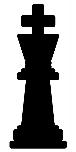 chess king piece silhouette #39328