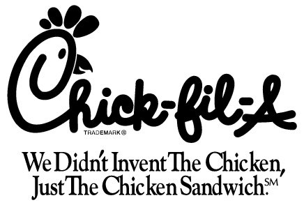 black chick fil a logo png #4842