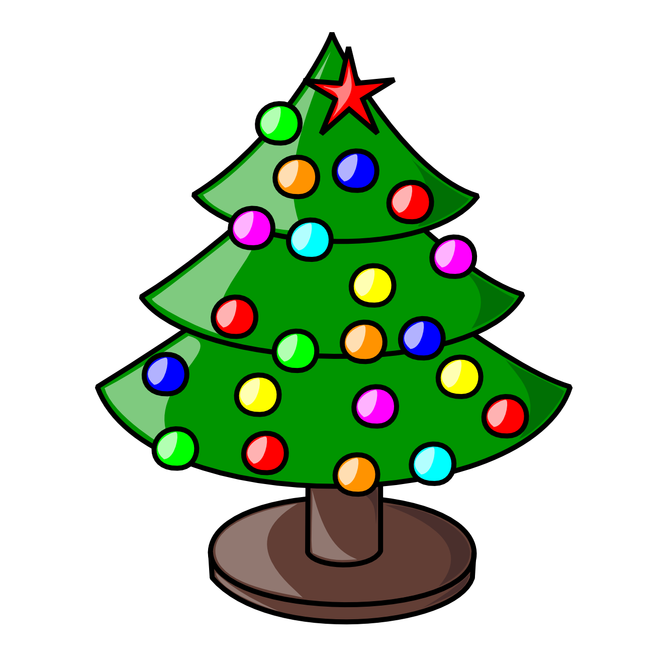 christmas clipart, christmas tree clipart clipart panda clipart images #27702