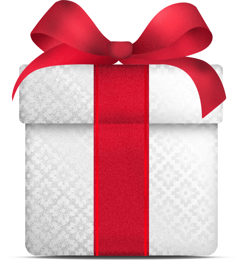 christmas gift, white gift christmas transparent png stickpng #28066