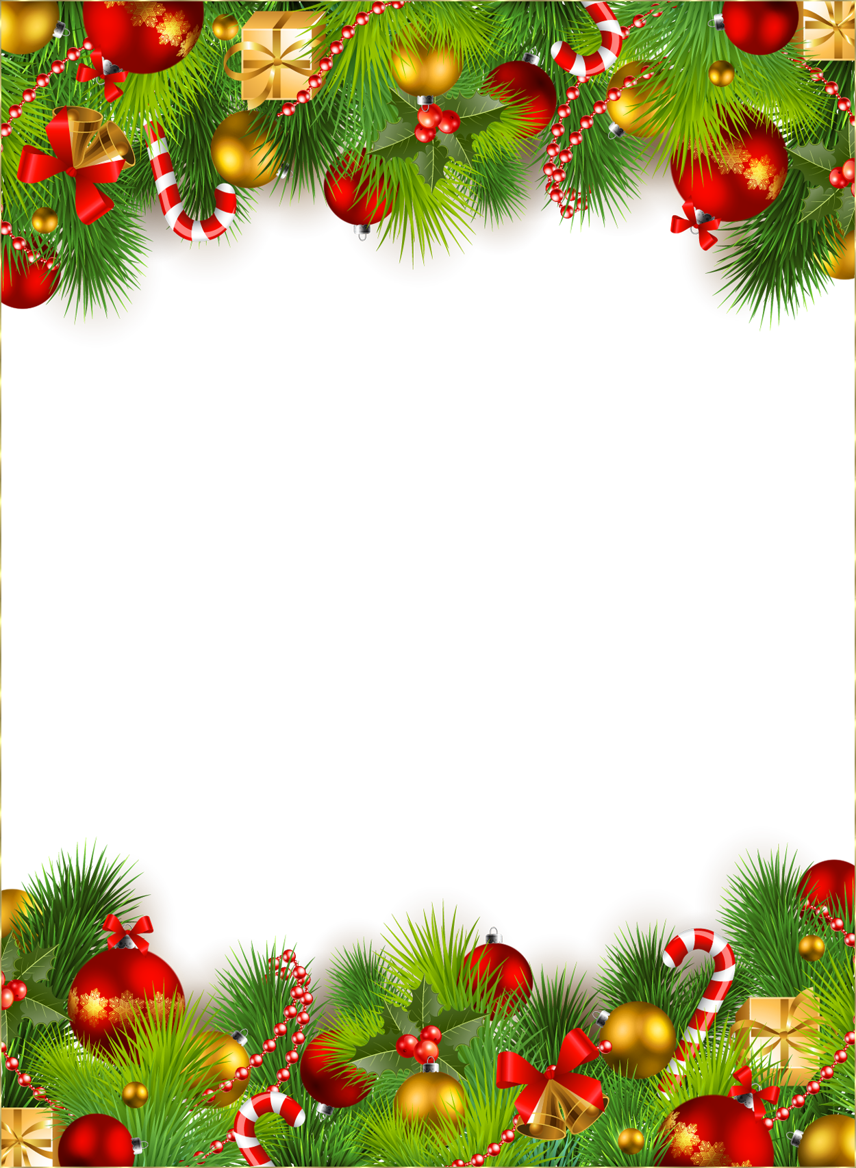 decorative christmas border festival collections #9603