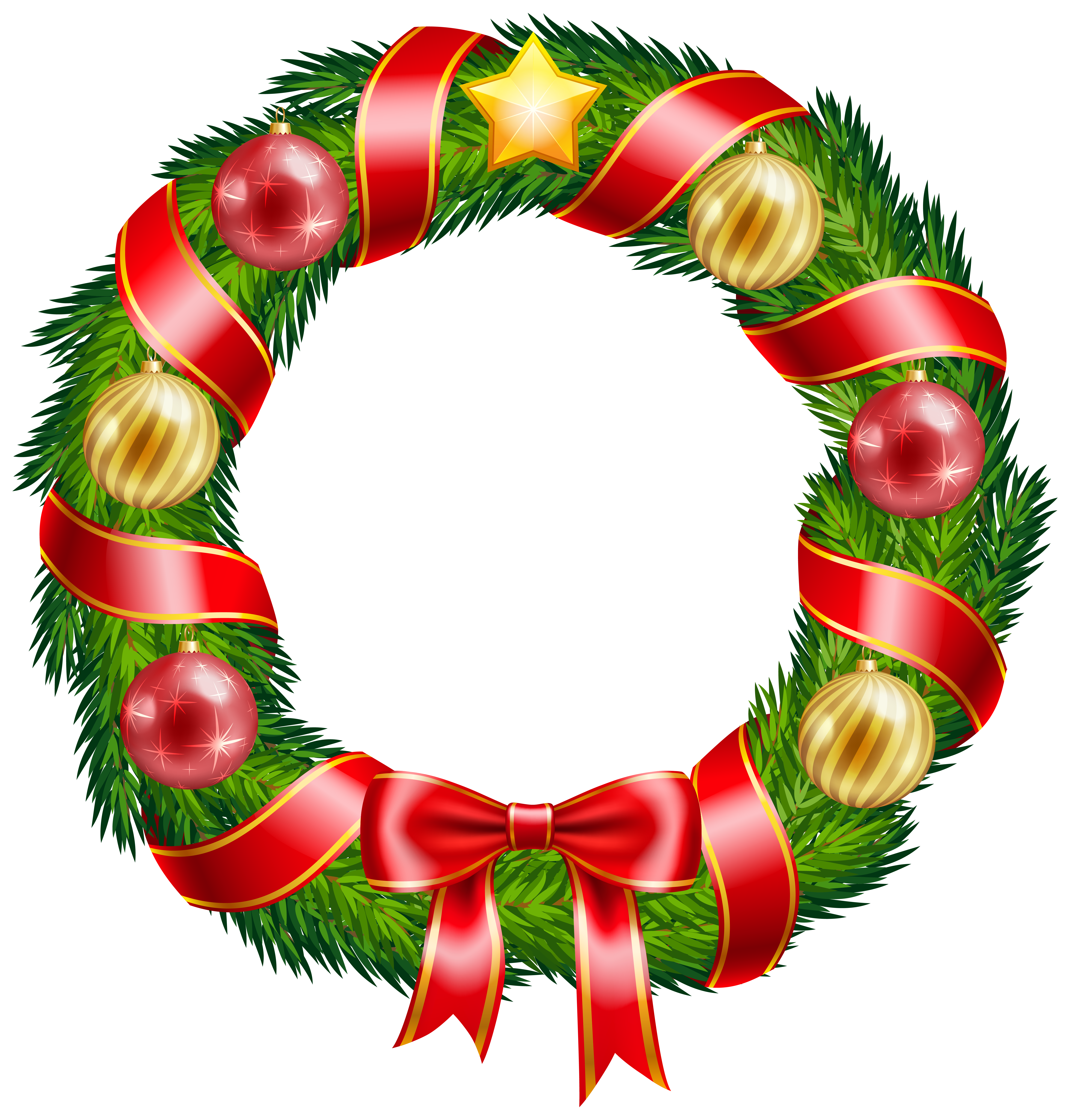 christmas wreath cliparts download clip art #28006