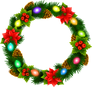 Download Hd Png Christmas Wreath Decoration Images Free Download Free Transparent Png Logos SVG Cut Files