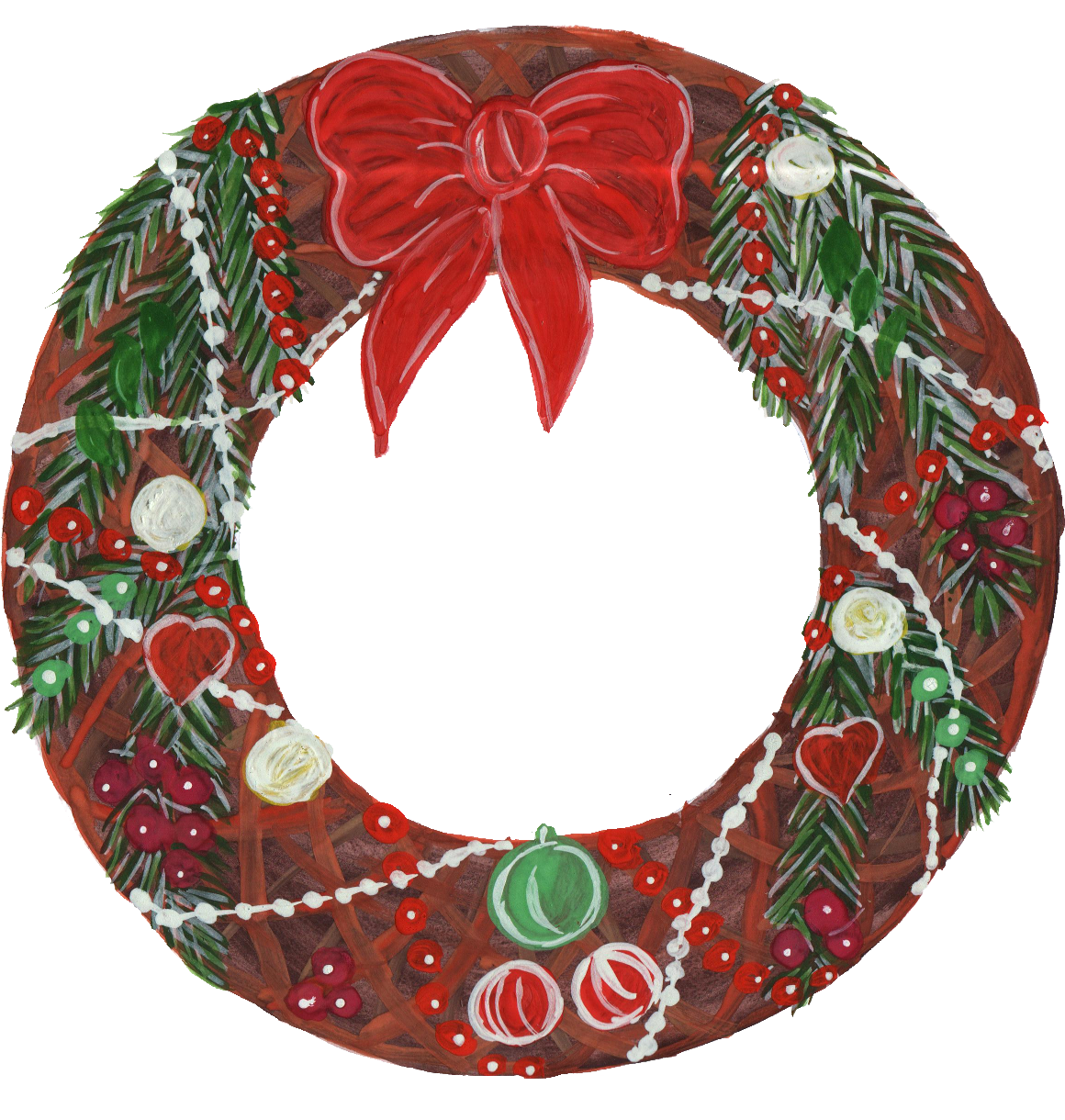 christmas wreath transparent #28000