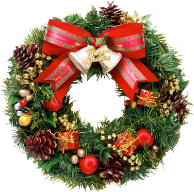 HD PNG Christmas Wreath Decoration Images, Free Download