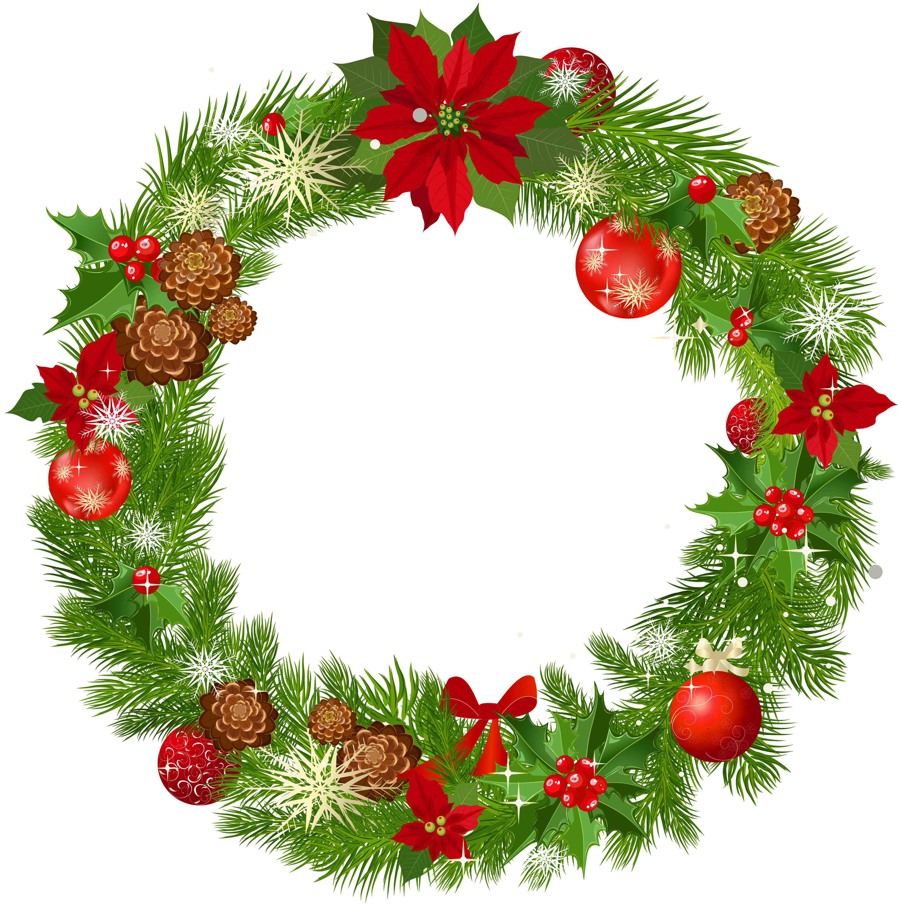 christmas clipart, christmas wreath cliparts download clip art #27683