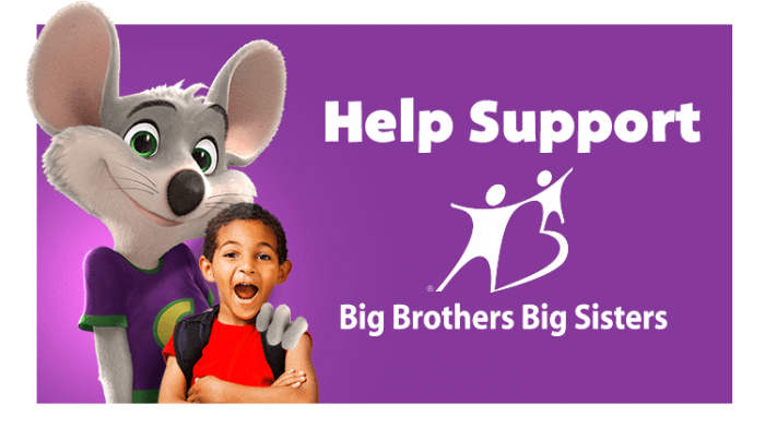 chuck e cheese help support logo png #4759