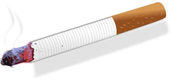 burning cigarette clip art clkerm vector clip art #16451
