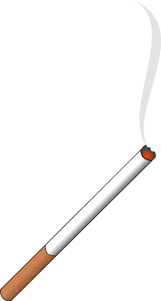 lit cigarette clip art clkerm vector clip art #16502