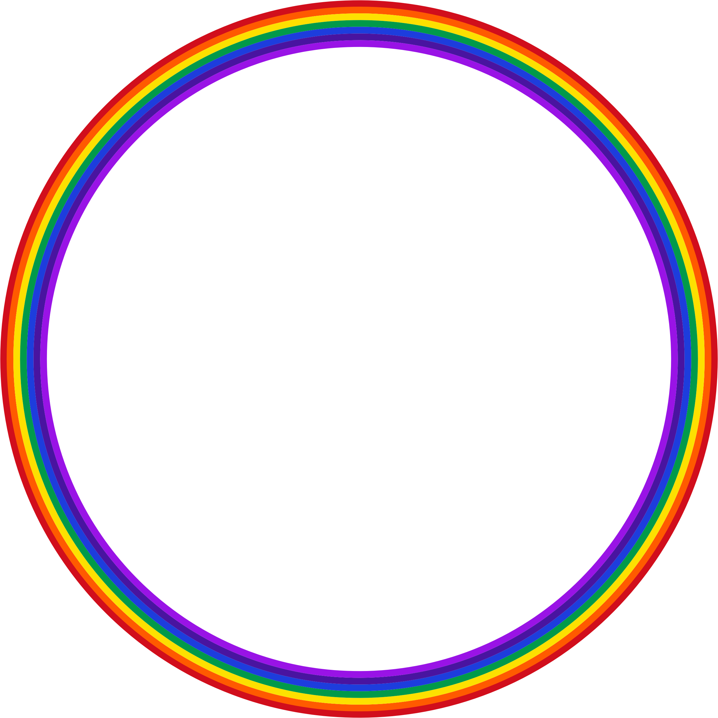 colorful circle shape clipart #41659