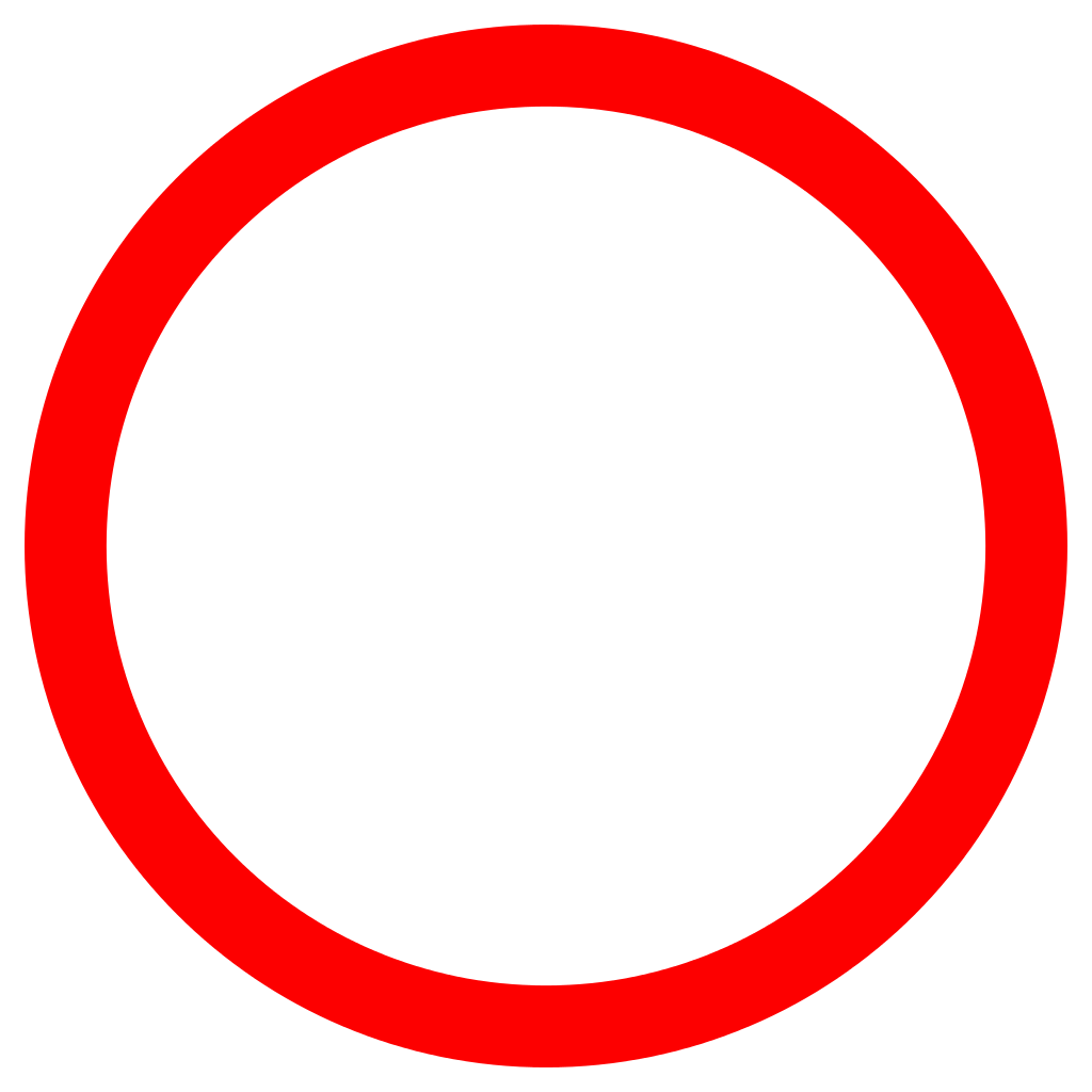 red circle empty png #41673