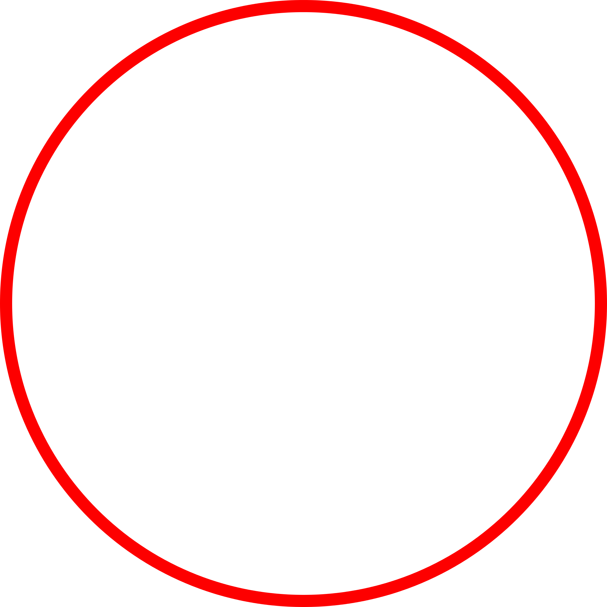 red simple download circle image #41661