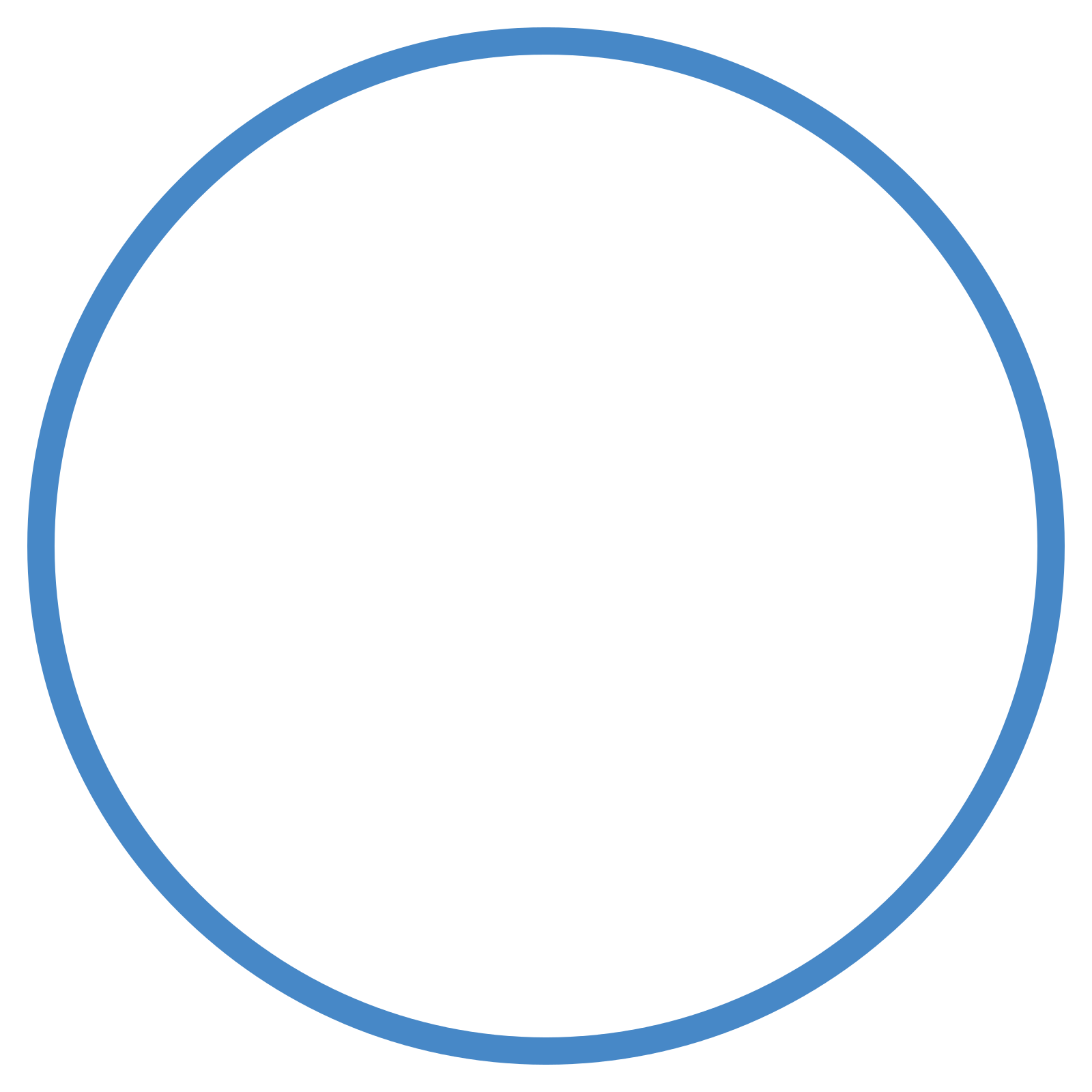 simple blue circle png 41654